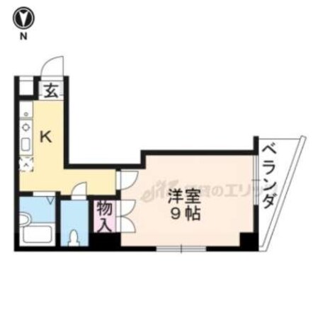 フルール衣笠の物件間取画像